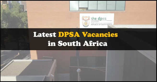 DPSA Vacancies